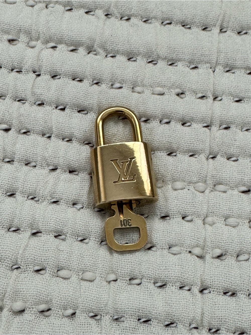 Louis Vuitton Vintage Padlock & Matching Key #301